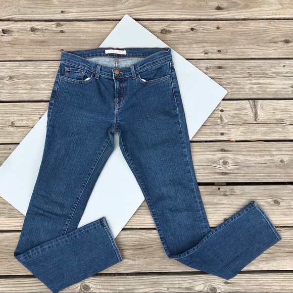 J Brand Skinny Leg Jasper Wash Blue Jeans Size 29 Denim Pants Cotton Blend - Picture 2 of 8